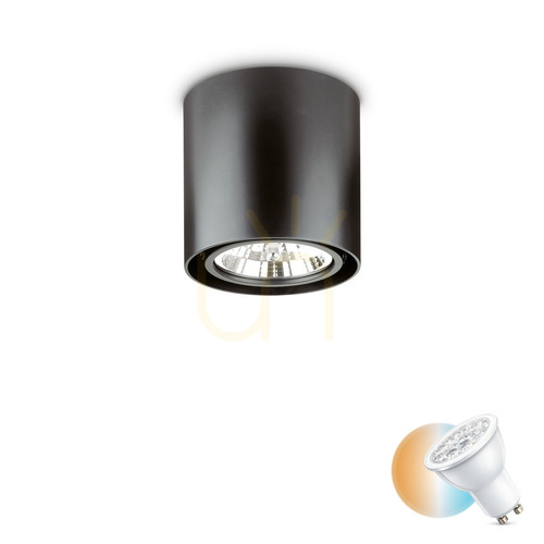 Jelölje be Plafonlámpa Ideallux MOOD PL1 D15 Round fekete GU10 243450