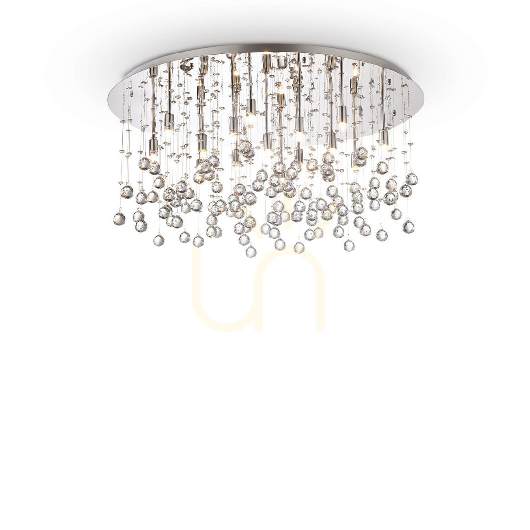 Jelölje be Plafon lámpa Ideallux Moonlight PL15 Cromo króm 80 cm 077819 Plafon lámpa Ideallux Moonlight PL15 Cromo króm 80 cm 077819