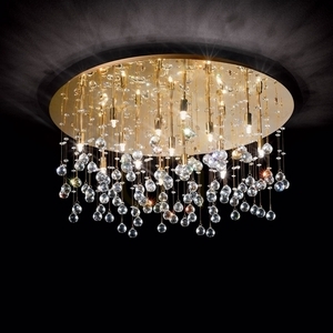 Plafon Ideallux Moonlight PL15 ORO arany 80 cm 082790 small 3