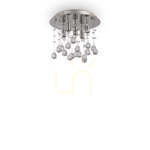 Plafonlámpa Ideallux Moonlight PL5 króm kristály 5xG9 094649 0 Plafonlámpa Ideallux Moonlight PL5 króm kristály 5xG9 094649 small 0