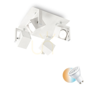 Plafon Ideallux Mouse PL4 Bianco fehér fém GU10 4x50W 073583 small 0
