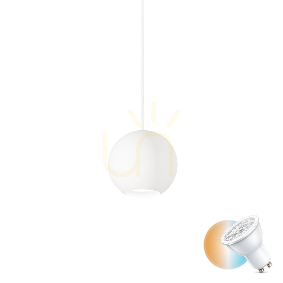 Jelölje be Függőlámpa Ideallux MR JACK SP1 SMALL BIANCO fehér GU10 1x28W 231228 Függőlámpa Ideallux MR JACK SP1 SMALL BIANCO fehér GU10 1x28W 231228