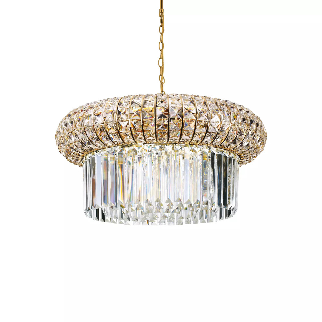Kilátás Függőlámpa Ideallux Nabucco SP12 arany üveg fém 60 cm 237794 Függőlámpa Ideallux Nabucco SP12 arany üveg fém 60 cm 237794