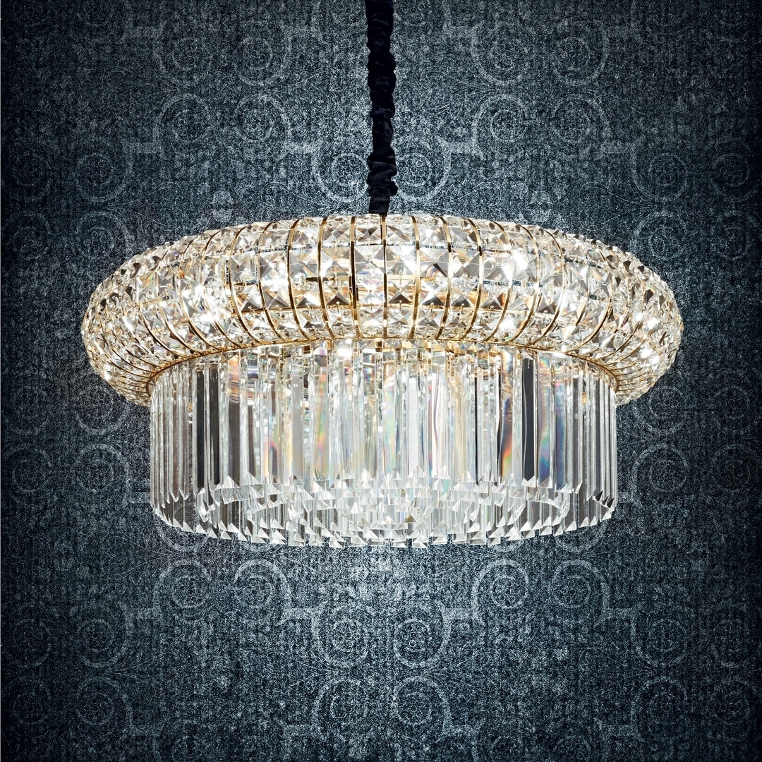 Előnézet Függőlámpa Ideallux Nabucco SP12 arany üveg fém 60 cm 237794 Függőlámpa Ideallux Nabucco SP12 arany üveg fém 60 cm 237794