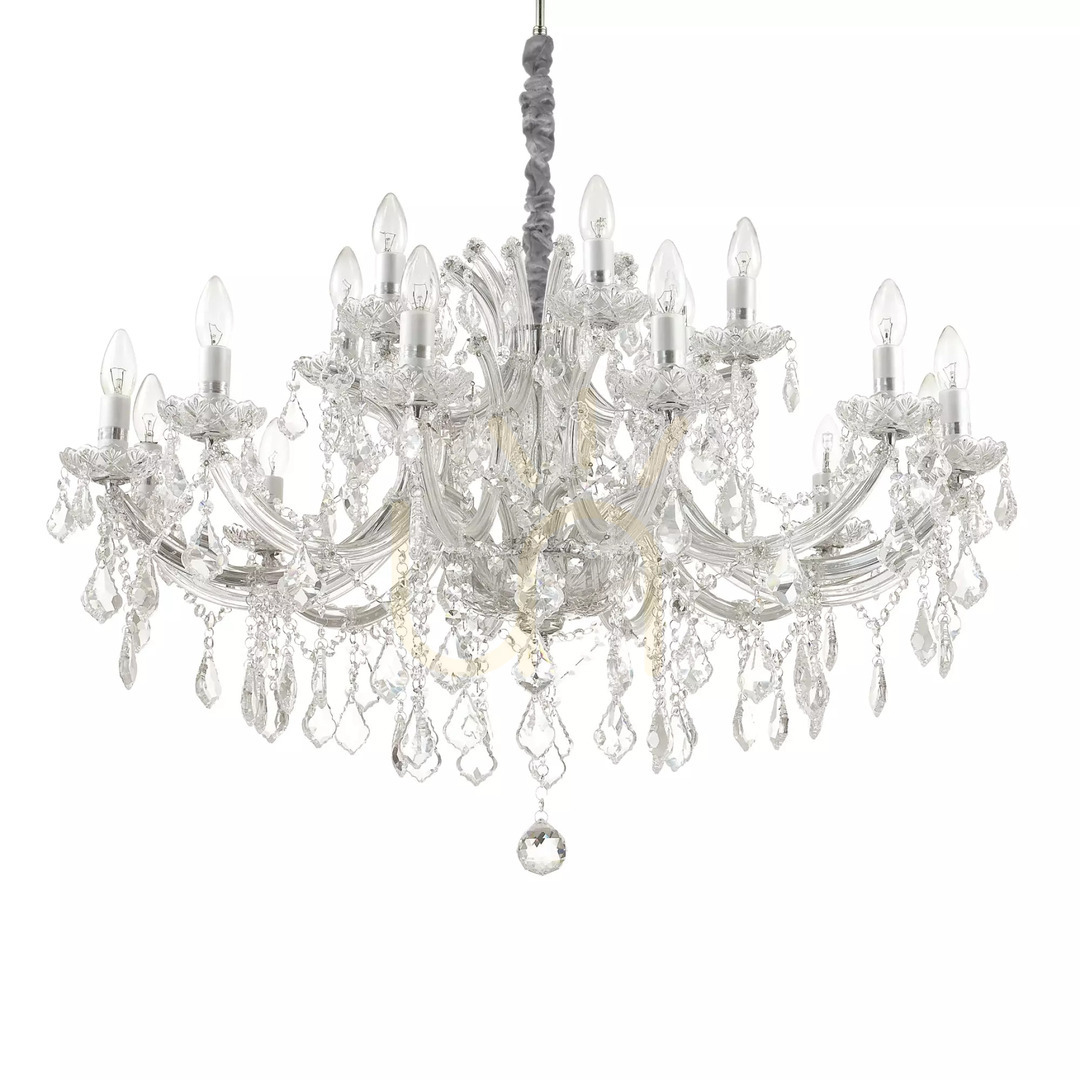 Előnézet Függőlámpa Ideallux Napoleon SP18 Oro arany kristály 96 cm 167411 Függőlámpa Ideallux Napoleon SP18 Oro arany kristály 96 cm 167411