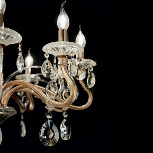 Függőlámpa Ideallux Negresco SP10 ORO arany kristály 10xE14 85 cm 087771 3 Függőlámpa Ideallux Negresco SP10 ORO arany kristály 10xE14 85 cm 087771 small 3