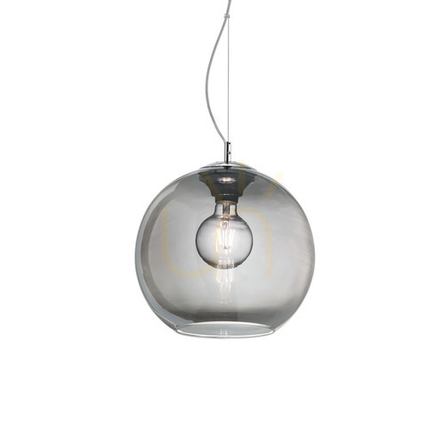 Jelölje be Függőlámpa Ideallux NEMO SP1 D20 Fumé króm üveg 20 cm 250311