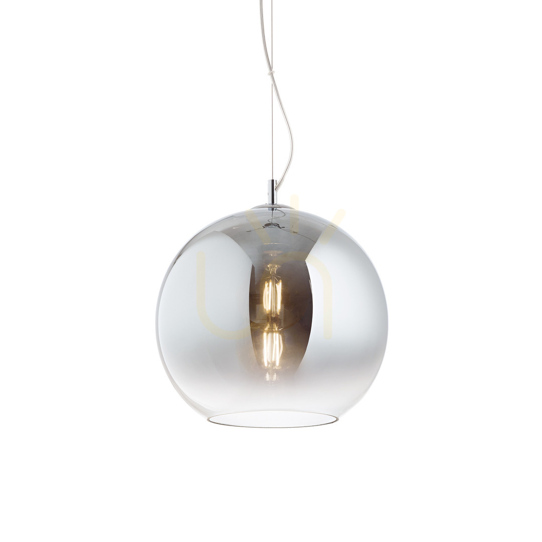 Jelölje be Függőlámpa Ideallux Nemo SP1 D30 króm üveg 30 cm 149592 Függőlámpa Ideallux Nemo SP1 D30 króm üveg 30 cm 149592