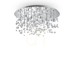 Plafon lámpa Ideallux NEVE PL15 CROMO króm 80 cm 030784 small 0