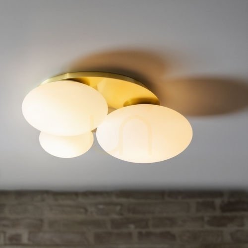 Jelölje be Plafon lámpa Ideallux NINFEA PL2 Ottone sárgaréz 2xGX53 293653