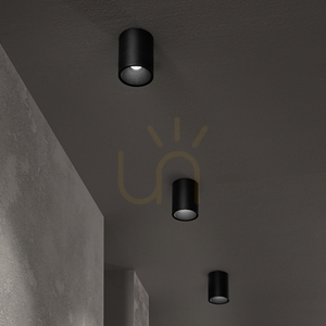 Plafon lámpa Ideallux NITRO fekete LED 10W 8 cm 206004 small 1