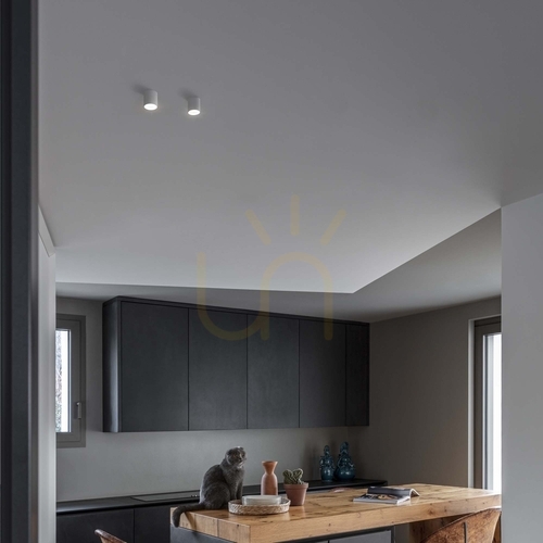 Jelölje be Plafonlámpa Ideallux NITRO PL SQUARE D07 fekete LED 15W 3000K 206028