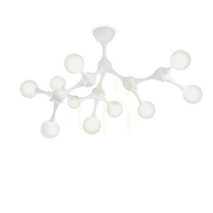 Plafonlámpa Ideallux Nodi PL9 Bianco fehér króm G9 9x15W 149622 small 0