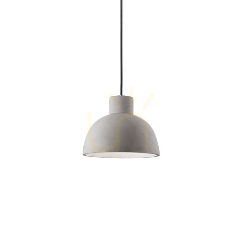Jelölje be Függőlámpa Ideallux OIL SP1 szürke beton 20,5 cm E27 129082