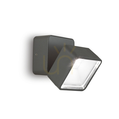 Jelölje be Kültéri fali lámpa Ideallux OMEGA Square antracit 7W 4000K 285511