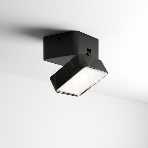 Jelölje be Kültéri fali lámpa Ideallux OMEGA SQUARE AP NERO fekete 7W 4000K 285535