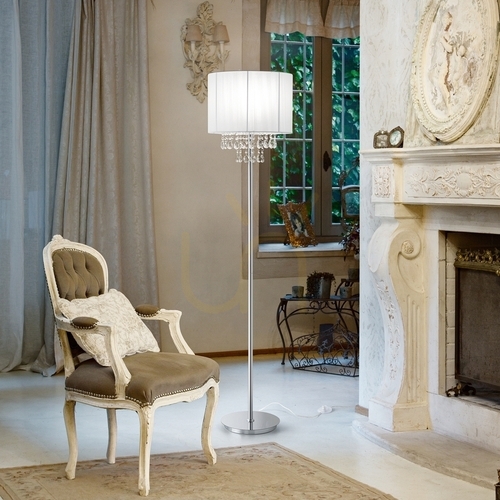 Jelölje be Álló lámpa Ideallux Opera PT1 fehér króm E27 1x60W 068275