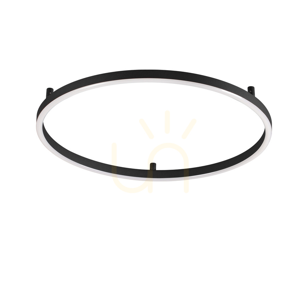Jelölje be Plafon lámpa Ideallux ORACLE SLIM D090 fekete 90 cm LED 3000K 53W 266022 Plafon lámpa Ideallux ORACLE SLIM D090 fekete 90 cm LED 3000K 53W 266022