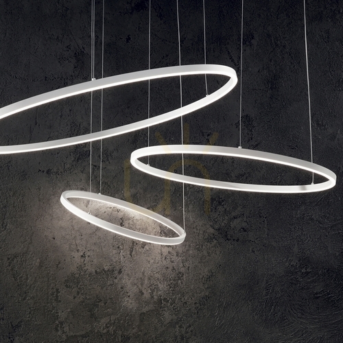 Jelölje be Függőlámpa Ideallux Oracle Slim D050 Round fekete 50 cm 4000K 304380