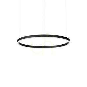 Függőlámpa Ideallux Oracle Slim D050 Round fekete 50 cm 4000K 304380 small 0
