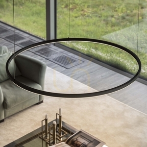 Függőlámpa Ideallux Oracle Slim D090 Round 90 cm LED 42W 3000K fehér 304434 small 6