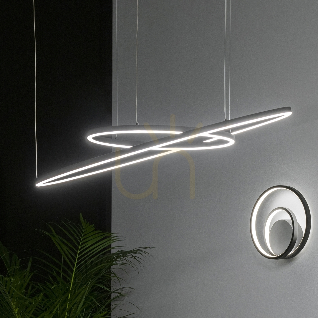Előnézet Függőlámpa Ideallux Oracle Slim D150 fehér LED 3000K 81W 265957 Függőlámpa Ideallux Oracle Slim D150 fehér LED 3000K 81W 265957