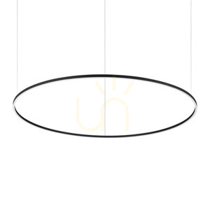 Függőlámpa Ideallux Oracle Slim D150 Round 4000K fekete 304472 small 0