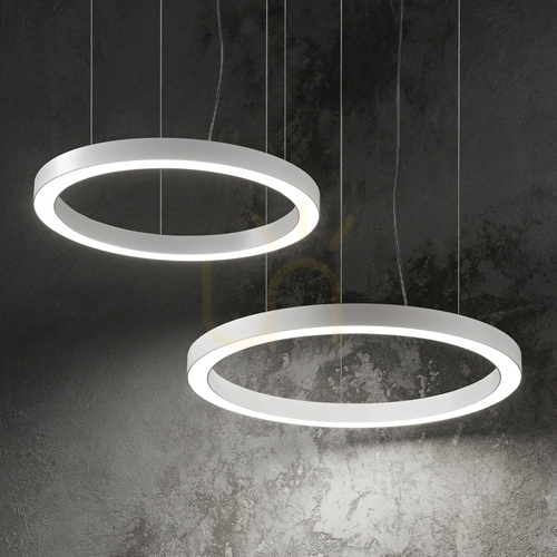 Jelölje be Függőlámpa Ideallux Oracle SP D50 Nero fekete LED 28W 50 cm 222097