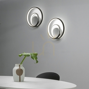 Fali lámpa Ideallux OZ AP ON-OFF Nero fekete LED 26W 3000K 269399 1 Fali lámpa Ideallux OZ AP ON-OFF Nero fekete LED 26W 3000K 269399 small 1