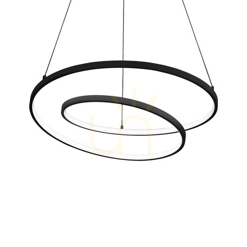 Jelölje be Függőlámpa Ideallux OZ SP D80 DALI fekete 80 cm LED 55W 304588