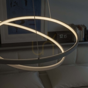 Függőlámpa Ideallux OZ SP D80 ON-OFF fekete 80 cm LED 52W 269450 small 4
