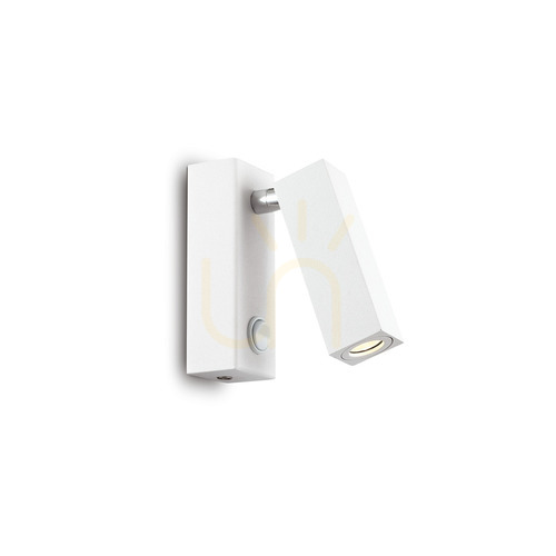 Jelölje be Falilámpa Ideallux Page AP Square fehér LED 3W fém 142258