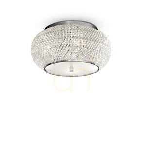 Plafon lámpa Ideallux PASHA PL6 Cromo króm kristály 6xE14 40 cm 100784 0 Plafon lámpa Ideallux PASHA PL6 Cromo króm kristály 6xE14 40 cm 100784 small 0