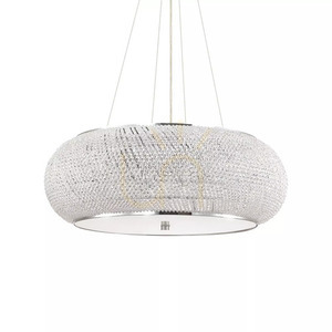Függőlámpa Ideallux Pasha SP14 Cromo króm kristály 65 cm 164977 small 1