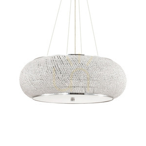 Függőlámpa Ideallux Pasha SP14 Cromo króm kristály 65 cm 164977 small 0
