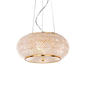 Függőlámpa Ideallux PASHA SP6 ORO arany 6xE14 40 cm 082172 small 0