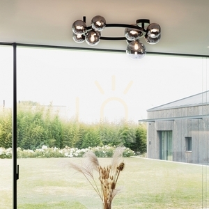 Plafonlámpa Ideallux Perlage PL18 Bianco fehér-sárgaréz 70 cm 328393 3 Plafonlámpa Ideallux Perlage PL18 Bianco fehér-sárgaréz 70 cm 328393 small 3