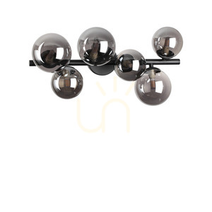 Plafonlámpa Ideallux PERLAGE PL6 FUME fekete üveg 6xG9 49 cm 309262 0 Plafonlámpa Ideallux PERLAGE PL6 FUME fekete üveg 6xG9 49 cm 309262 small 0