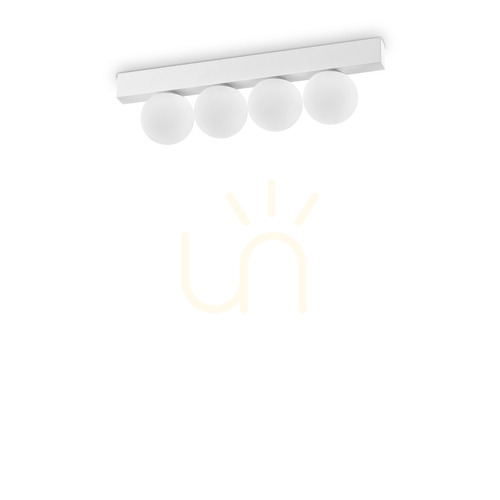 Jelölje be Plafon Ideallux BINOMIO LED 12W fehér mennyezeti lámpa 30,9 cm 328232