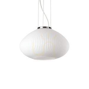 Függőlámpa Ideallux Plissé SP1 D35 króm üveg E27 285184 small 0
