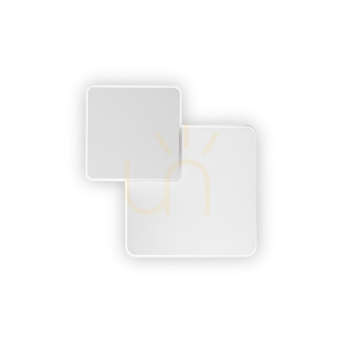 Jelölje be Fali lámpa Ideallux POUCHE AP SQUARE fehér LED 15W 25 cm 259352