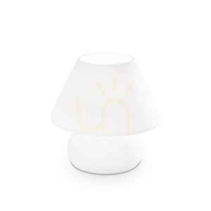 Asztali lámpa Ideallux PRATO TL1 BIG fehér üveg E27 1x60W 074702 0 Asztali lámpa Ideallux PRATO TL1 BIG fehér üveg E27 1x60W 074702 small 0
