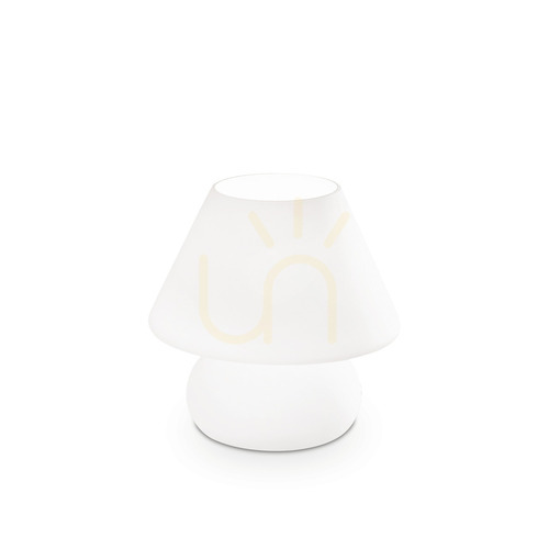 Jelölje be Asztali lámpa Ideallux PRATO TL1 SMALL fehér üveg E14 1x40W 074726