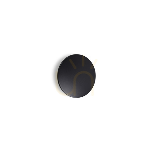 Jelölje be Kültéri fali lámpa Ideallux PUNTO AP D18 NERO fekete LED 9W 313542