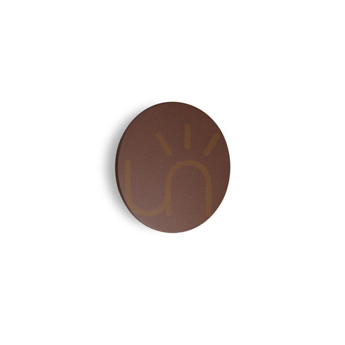 Jelölje be Kültéri fali lámpa Ideallux Punto AP D30 Coffee barna LED 16W 328560