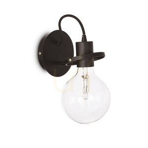 Fali lámpa Ideallux RADIO AP1 NERO fekete E27 1x60W 119502 0 Fali lámpa Ideallux RADIO AP1 NERO fekete E27 1x60W 119502 small 0