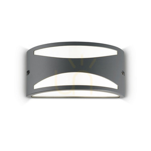 Kültéri fali lámpa Ideallux REX-3 AP1 antracit E27 25 cm 092447 small 0