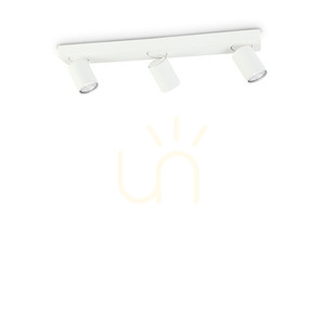 Plafon lámpa Ideallux Rudy PL3 Round Bianco fehér 3xGU10 229065 3 Plafon lámpa Ideallux Rudy PL3 Round Bianco fehér 3xGU10 229065 small 3
