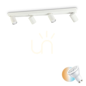 Plafonlámpa Ideallux RUDY PL4 ROUND fehér 4xGU10 76 cm 229089 small 0