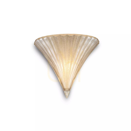 Jelölje be Fali lámpa Ideallux SANTA AP1 SMALL ORO arany üveg króm 013046